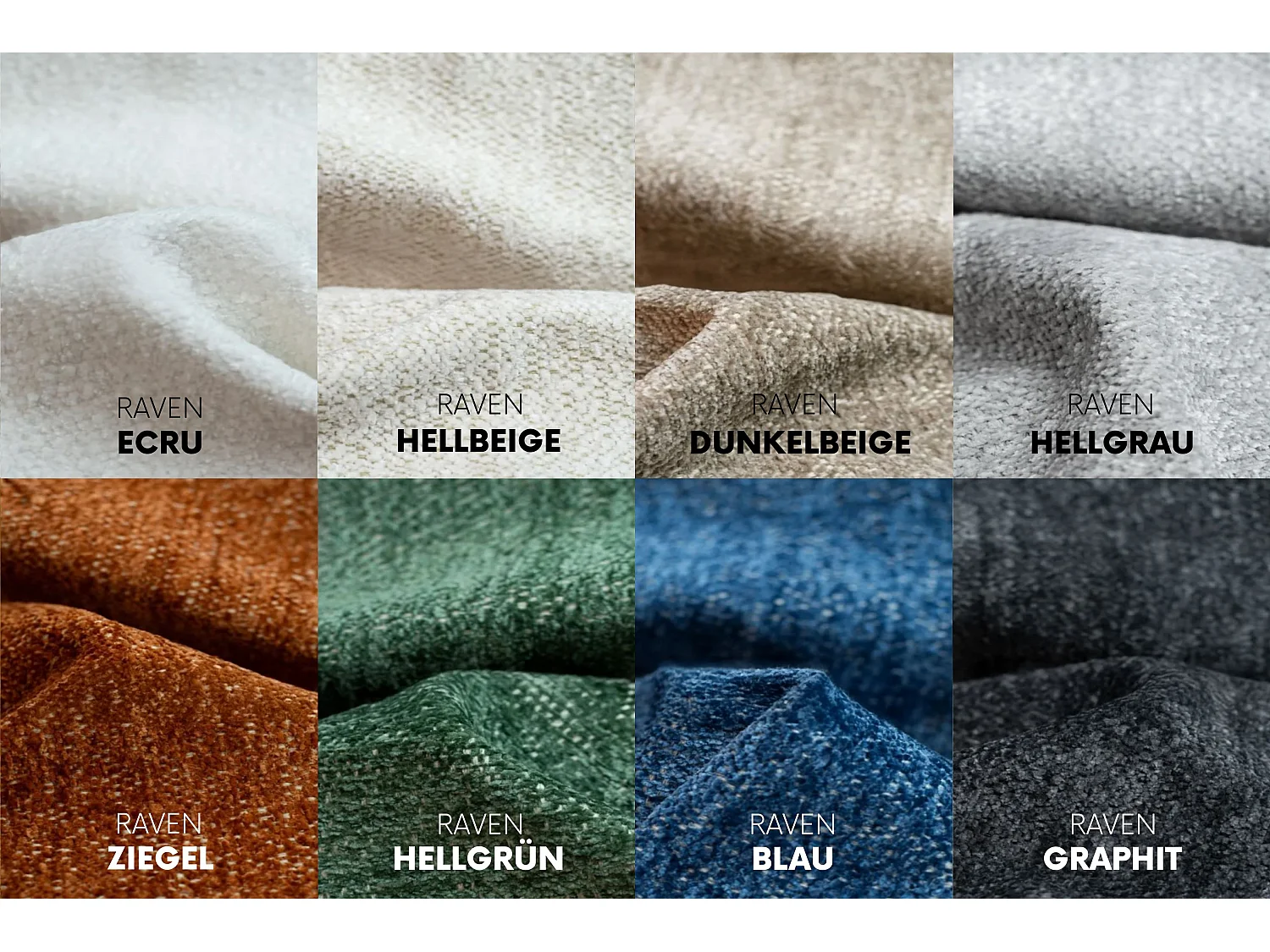 Bohoo L-vormige hoekbank met slaapbank, Raven stof, grafiet, rechts