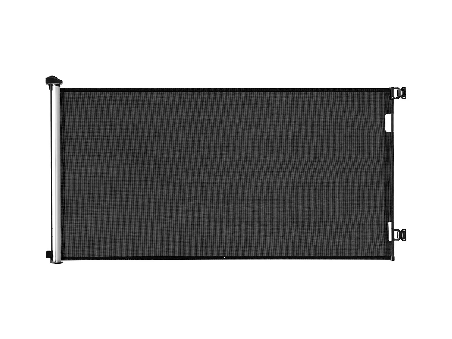 Sicherheitsbarriere SucceBuy Erweiterbar, Zaun aus Mesh 185 cm Breit und 98 cm Hoch, Barriere Retraktil für Haustiere, Ideal für Hunde und Katzen