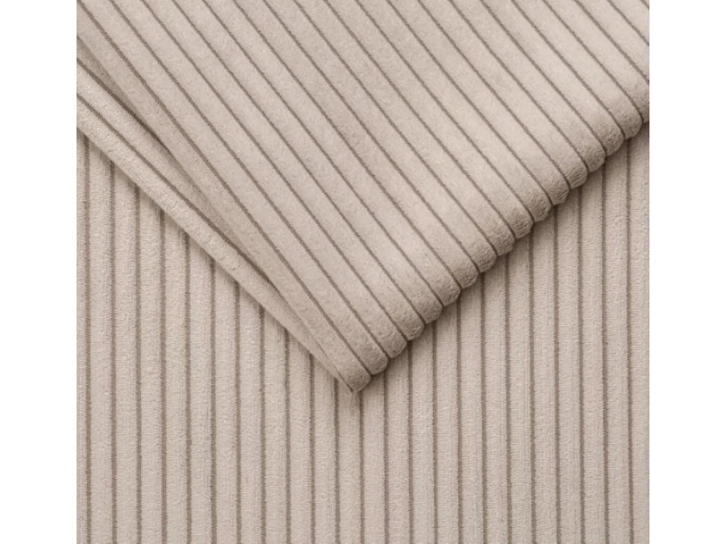 Canapé d'angle avec fonction couchage et coffre de lit, Canapé en U, Canapé en U tissu Gabon Zoom Perle