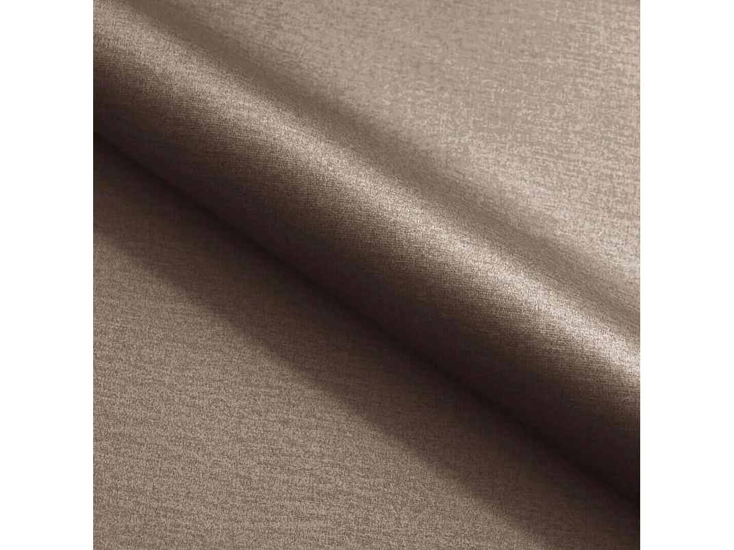 Canapé d'angle ATOM avec fonction couchage, tissu Monolith, marron, droit