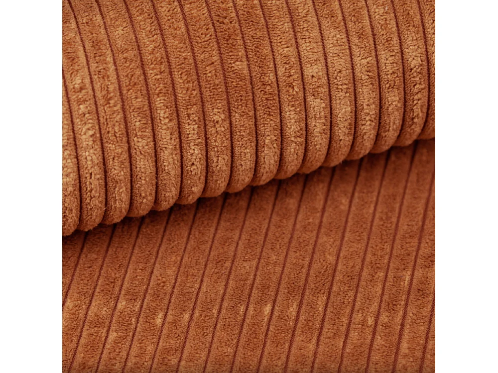 Canapé classique convertible AMERICA - tissu Poso brique