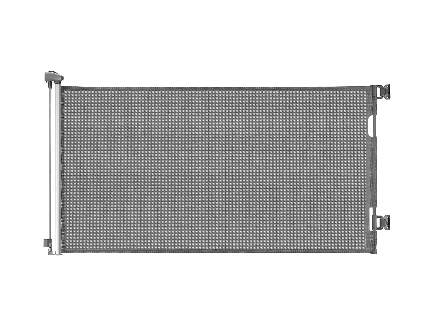 Sicherheitsbarriere SucceBuy Erweiterbar, Zaun aus Mesh 185 cm Breit und 79,5 cm Hoch, Barriere Retraktil für Haustiere, Ideal für Hunde und Katzen