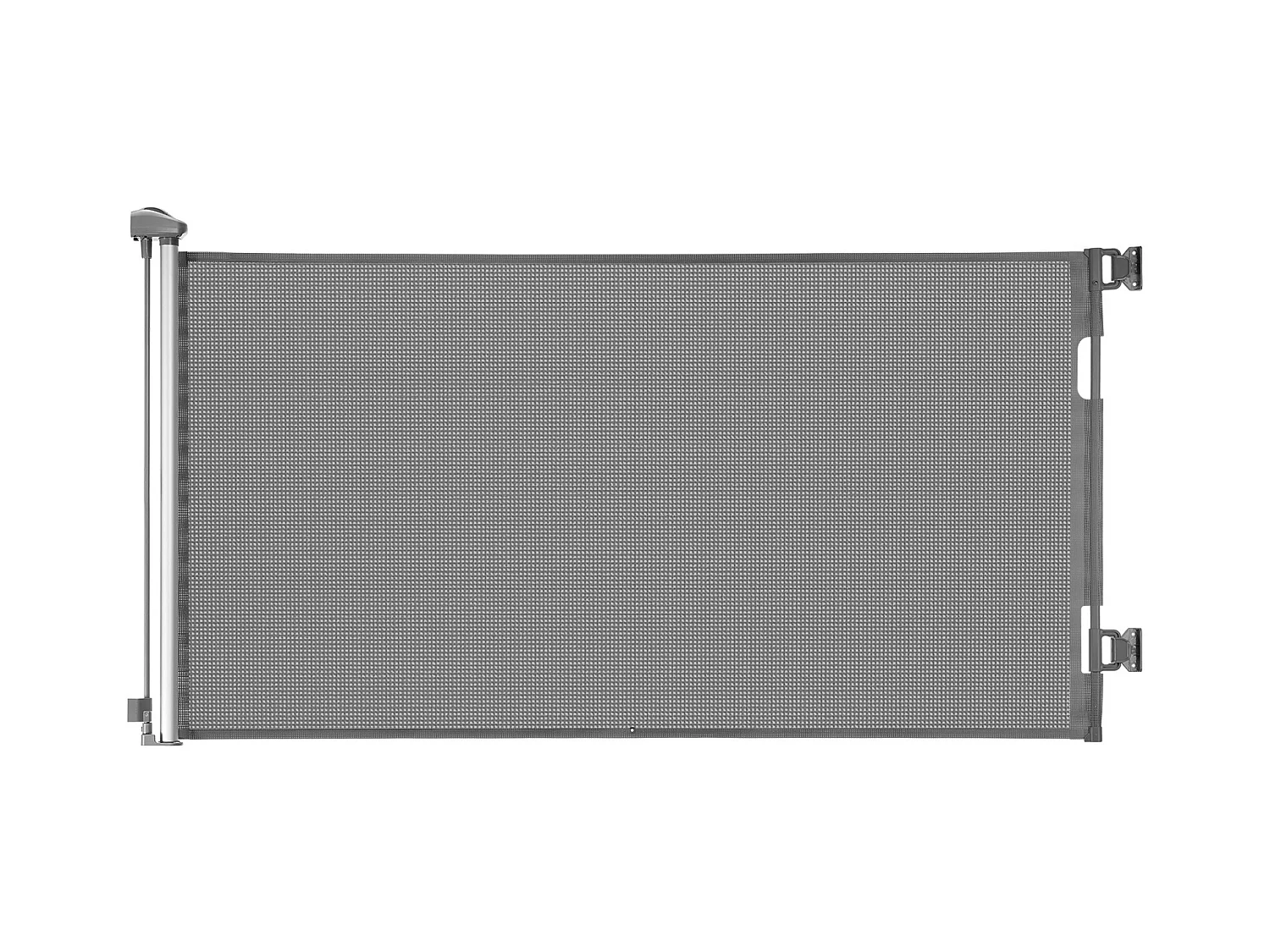 Sicherheitsbarriere SucceBuy Erweiterbar, Zaun aus Mesh 185 cm Breit und 79,5 cm Hoch, Barriere Retraktil für Haustiere, Ideal für Hunde und Katzen