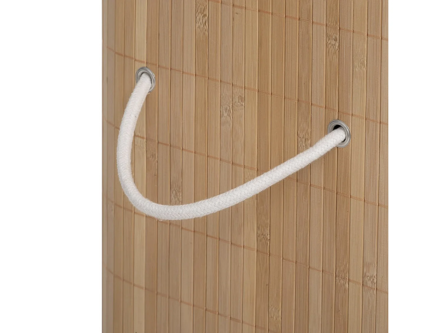 Cesta de ropa doble 100L de bambú