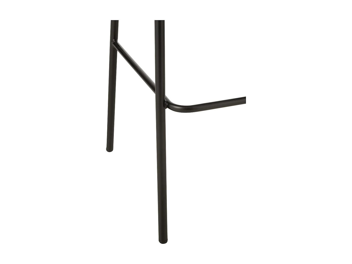 Chaise de Bar Design "Lone" 97cm Naturel & Beige