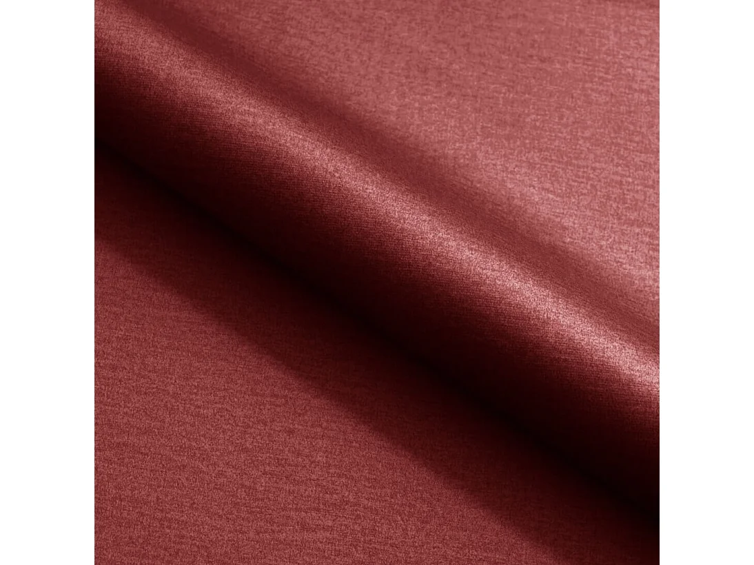 Canapé d'angle ATOM avec fonction couchage, tissu Monolith, rouge, gauche