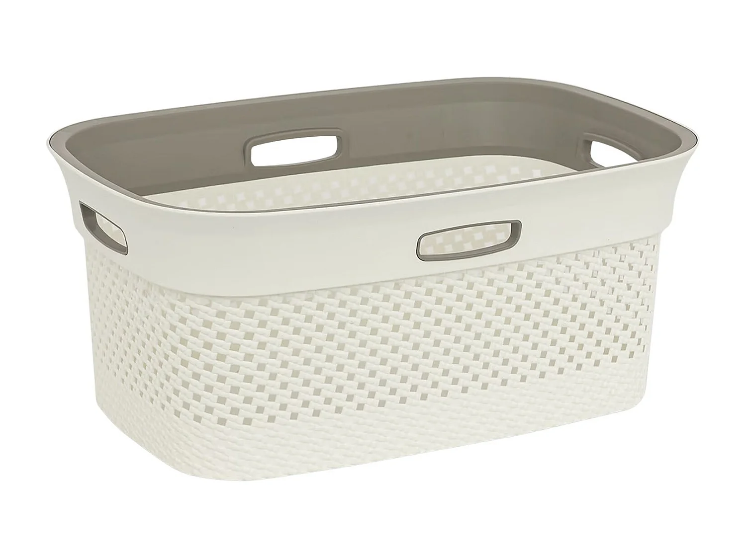 Corbeille à Linge Ajouré "Purl" 45L Lin