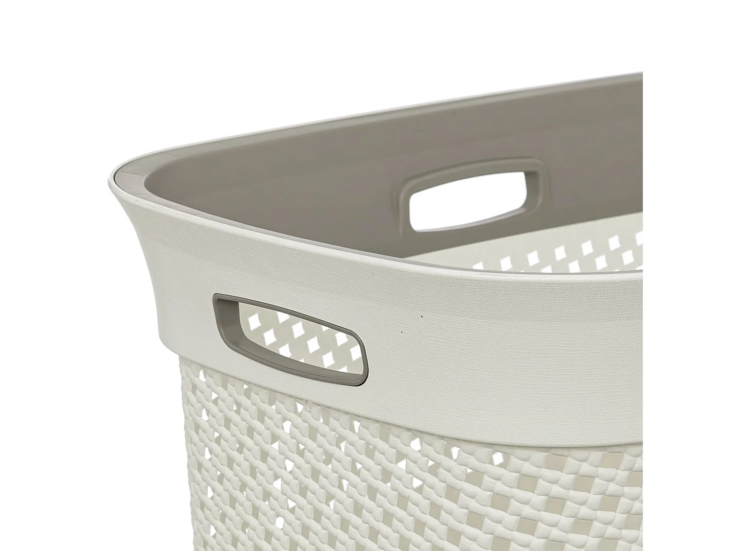 Corbeille à Linge Ajouré "Purl" 45L Lin