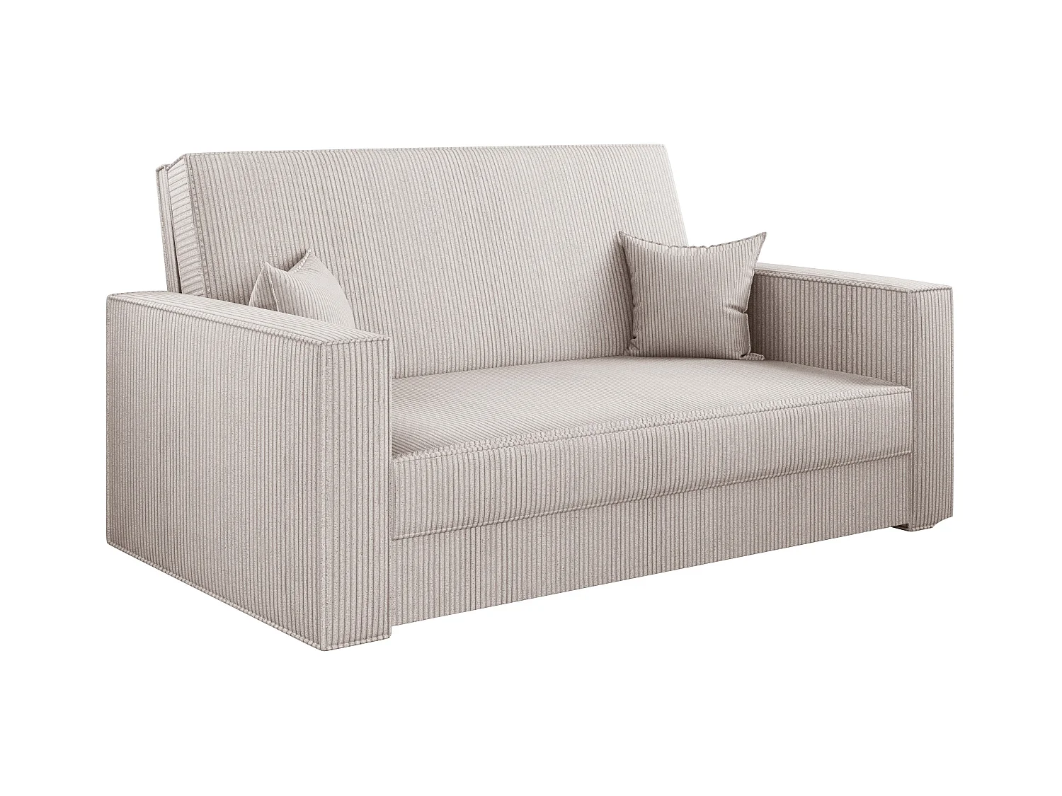 Canapé convertible classique AMERICA - tissu Poso Beige