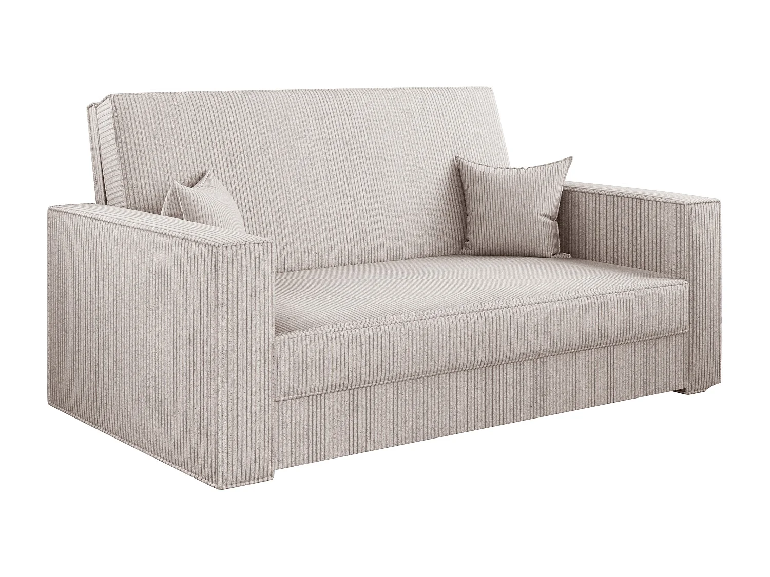 Canapé convertible classique AMERICA - tissu Poso Beige