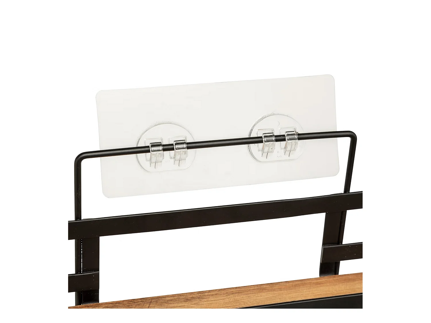 Serviteur de Douche en Bois "Blackacia" 30cm Noir