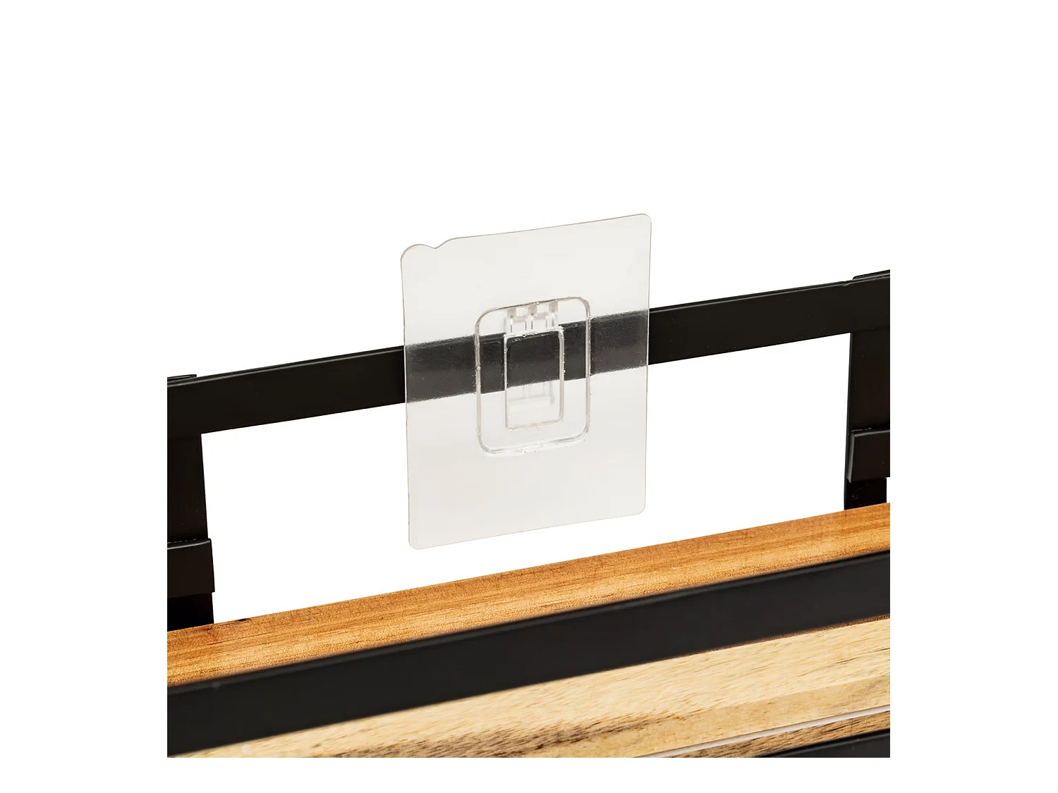 Serviteur de Douche en Bois "Blackacia" 30cm Noir