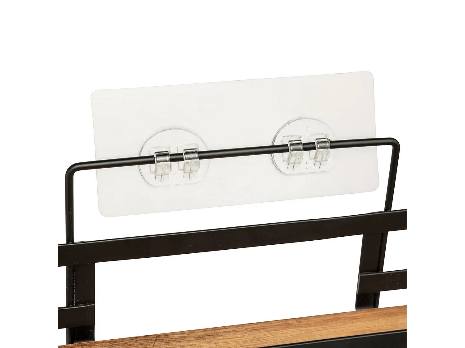 Serviteur de Douche en Bois "Blackacia" 30cm Noir