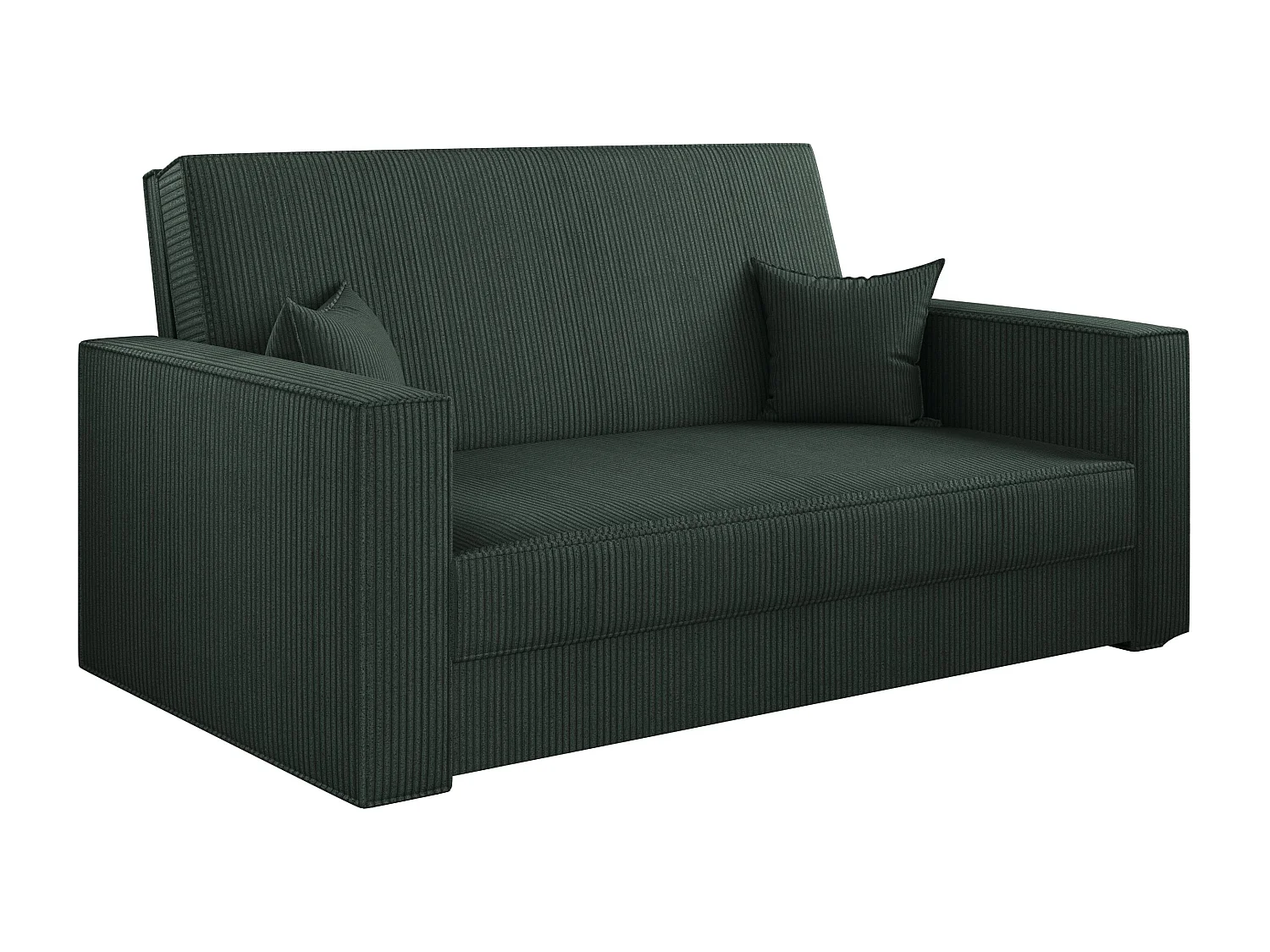 Canapé convertible classique AMERICA - tissu Poso Green