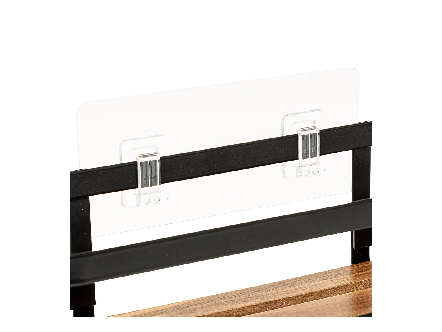 Étagère de Douche en Bois "Blackacia" 25cm Noir