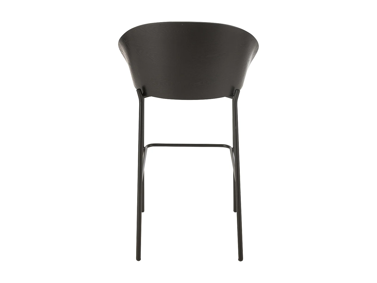 Chaise de Bar Design "Lone" 97cm Noir & Gris