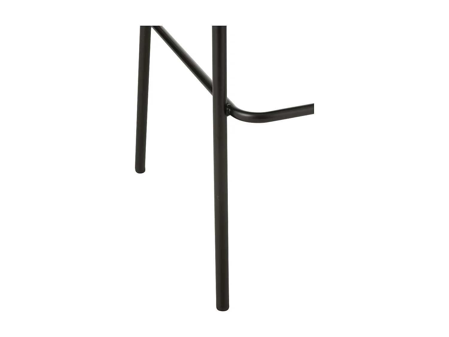 Chaise de Bar Design "Lone" 97cm Noir & Gris