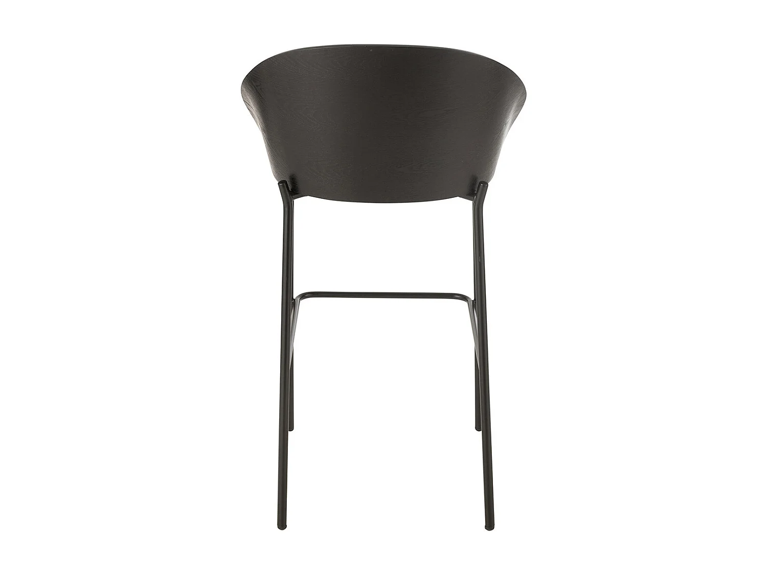 Chaise de Bar Design "Lone" 97cm Noir & Gris