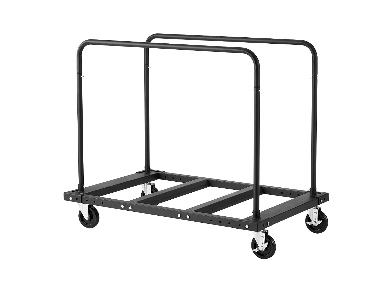 Chariot Porte-Plaques SucceBuy de Plâtre, Charge 816,5 kg, Chariot Porte-Panneaux de Cloisons Sèches, avec Roulettes Pivotantes, pour Transport, Noir