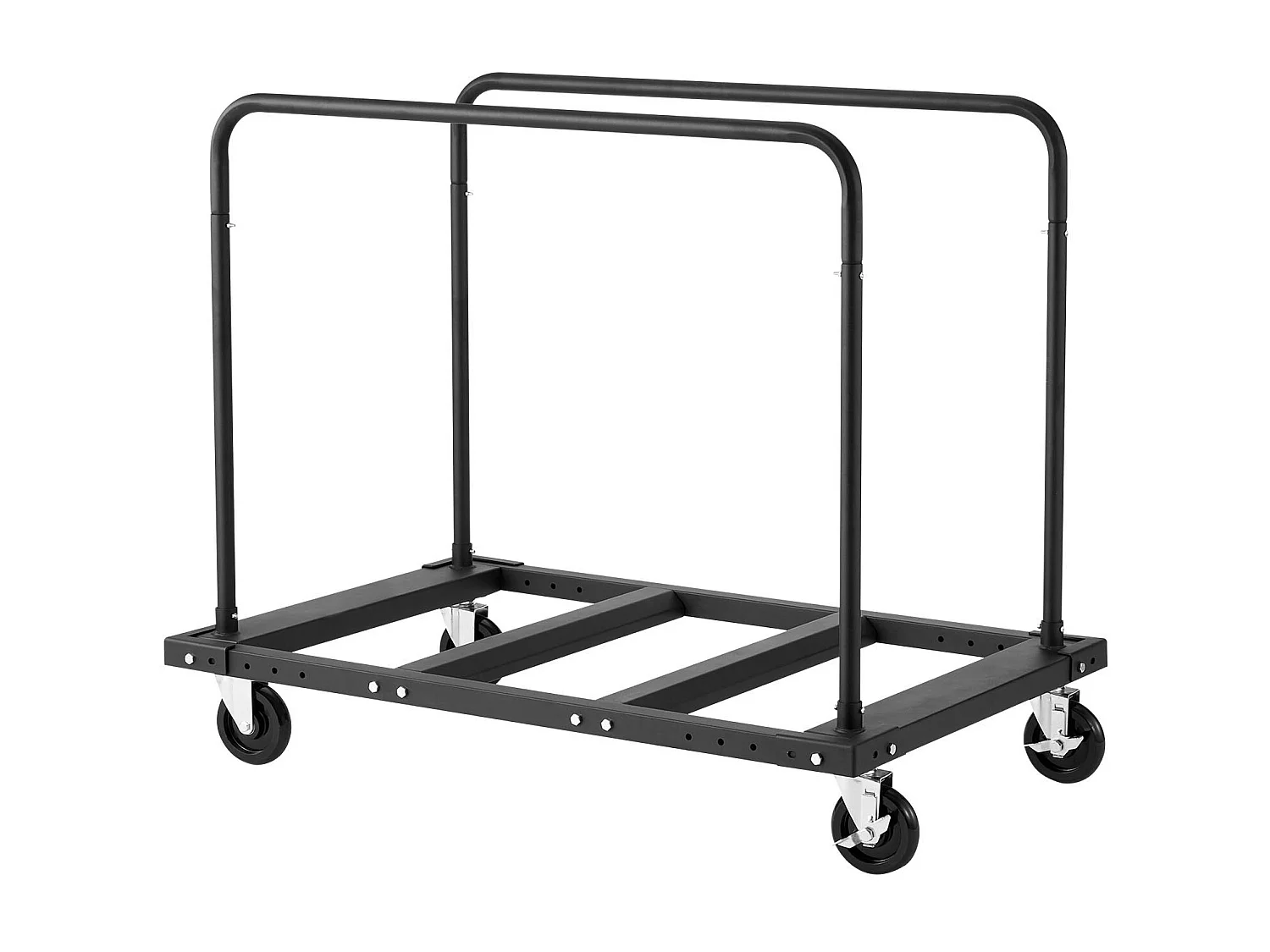 Chariot Porte-Plaques SucceBuy de Plâtre, Charge 816,5 kg, Chariot Porte-Panneaux de Cloisons Sèches, avec Roulettes Pivotantes, pour Transport, Noir