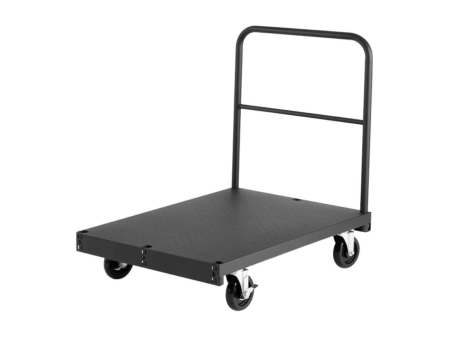 Chariot Porte-Plaques SucceBuy de Plâtre, Charge 816,5 kg, Chariot Porte-Panneaux de Cloisons Sèches à Plateforme 91.4 x 61 cm, pour Transport, Noir