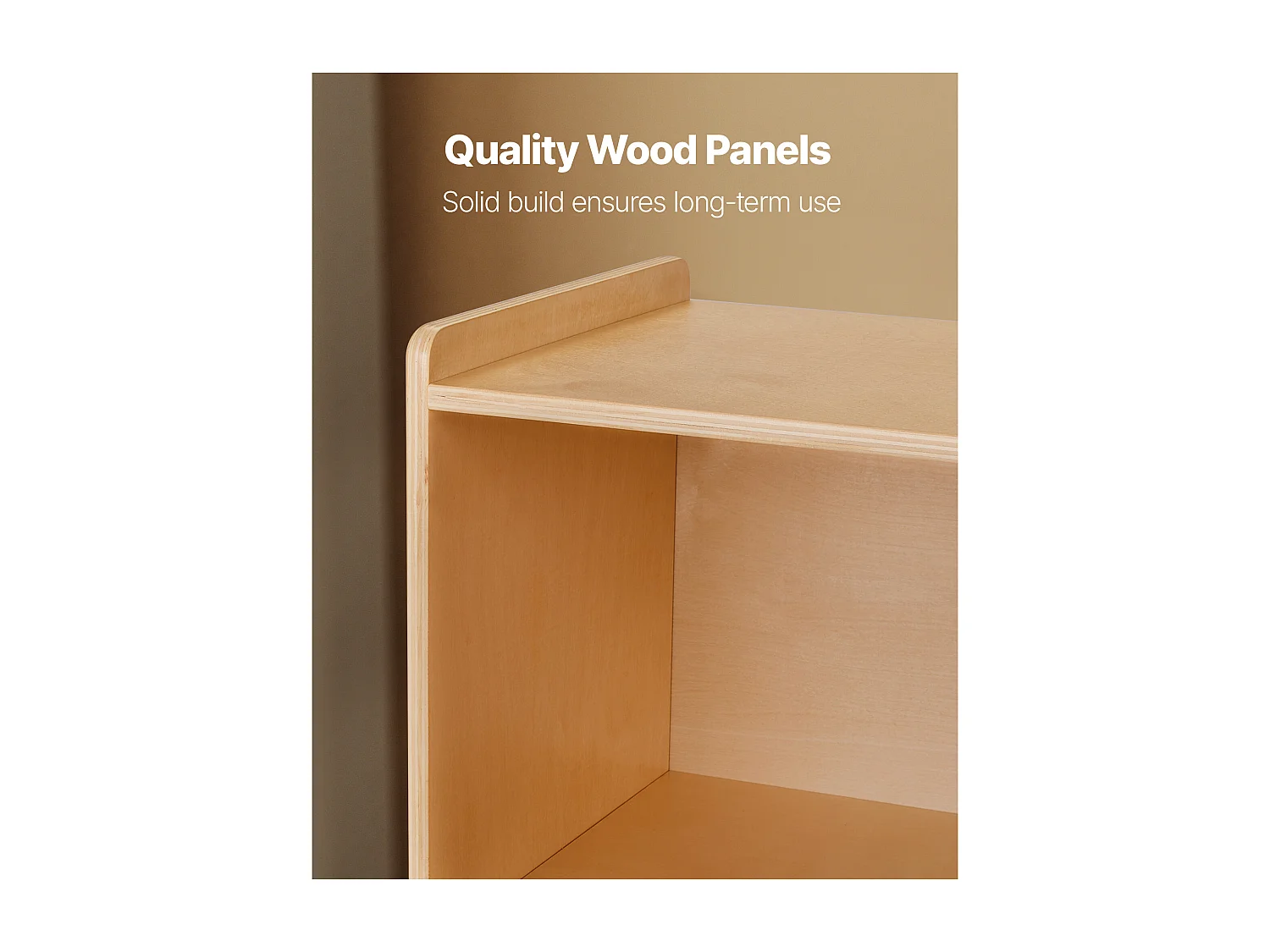 Organizador de Brinquedos SucceBuy, 114cm, Estante para Crianças com 2 Níveis, Móvel de Armazenamento com 5 Compartimentos, Mobiliário para Berçário para Quarto