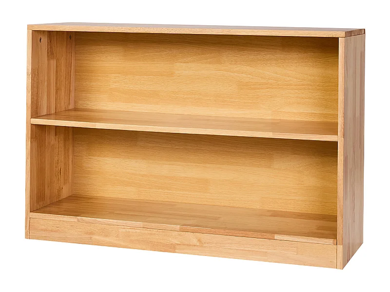 Organizador de Juguetes SucceBuy 90cm, Biblioteca para Niños a 2 Niveles, Mueble de Almacenamiento a 2 Compartimentos, Mobiliario de Guardería para Habitación