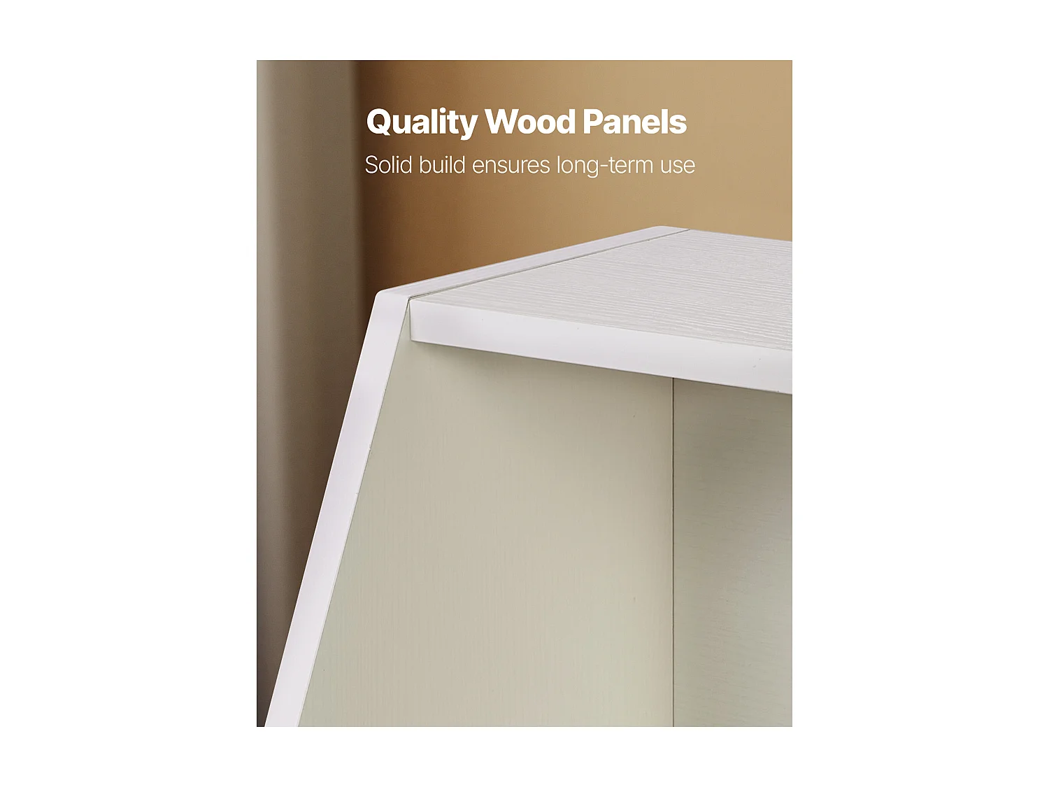 Organizzatore di Giocattoli SucceBuy in Legno, Libreria per Bambini con Archivazione, Mobile di Archivazione per Giocattoli con 2 Cassetti Mobili, per Camera