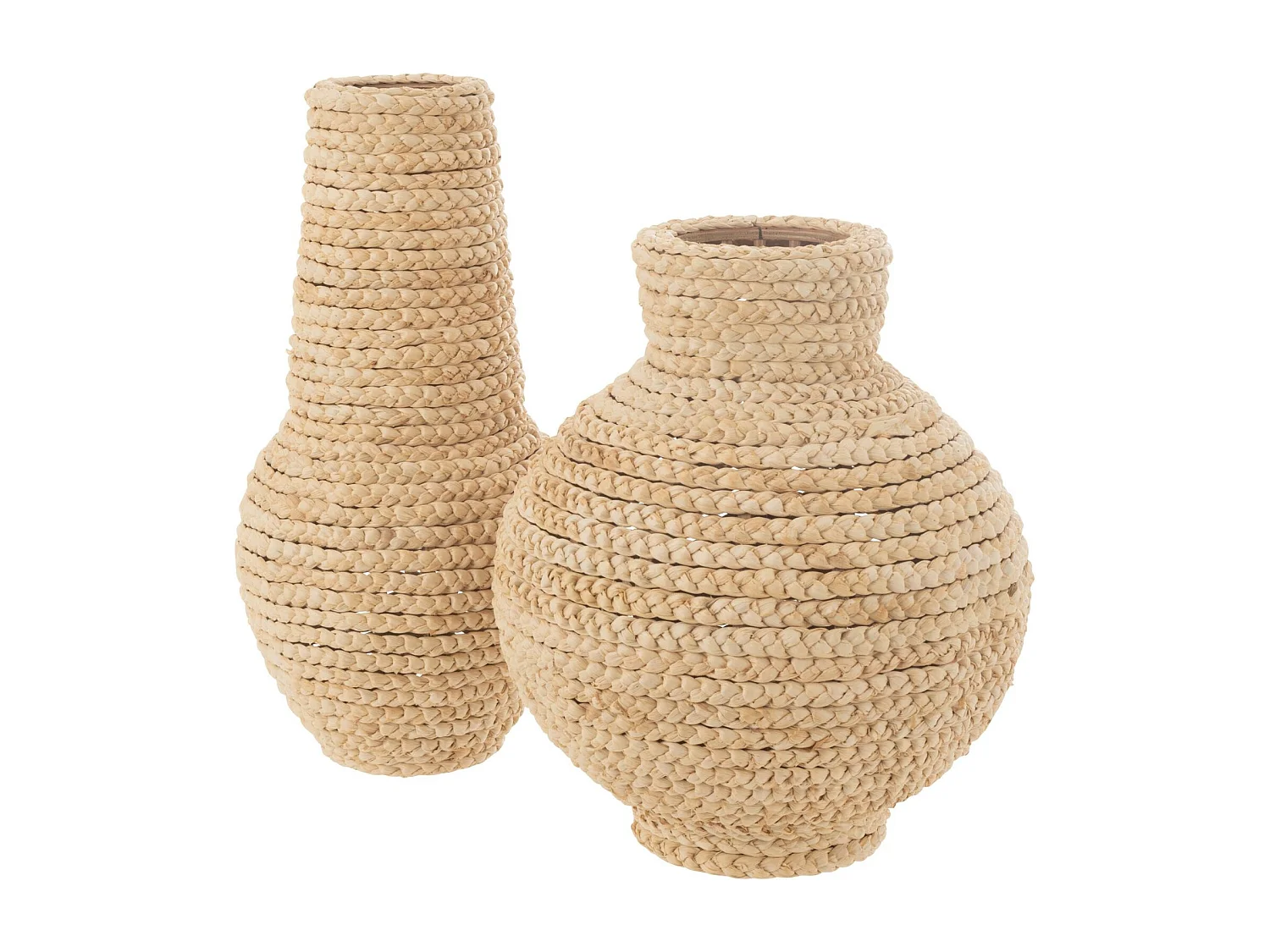 Vase Déco en Paille "Afro" 63cm Naturel