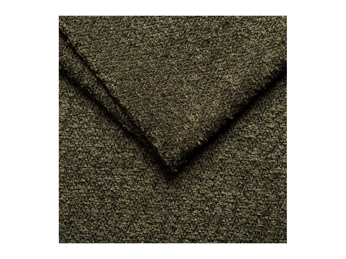 Canapé d'angle avec fonction couchage et coffre de lit Modena Round tissu Arena Green Right