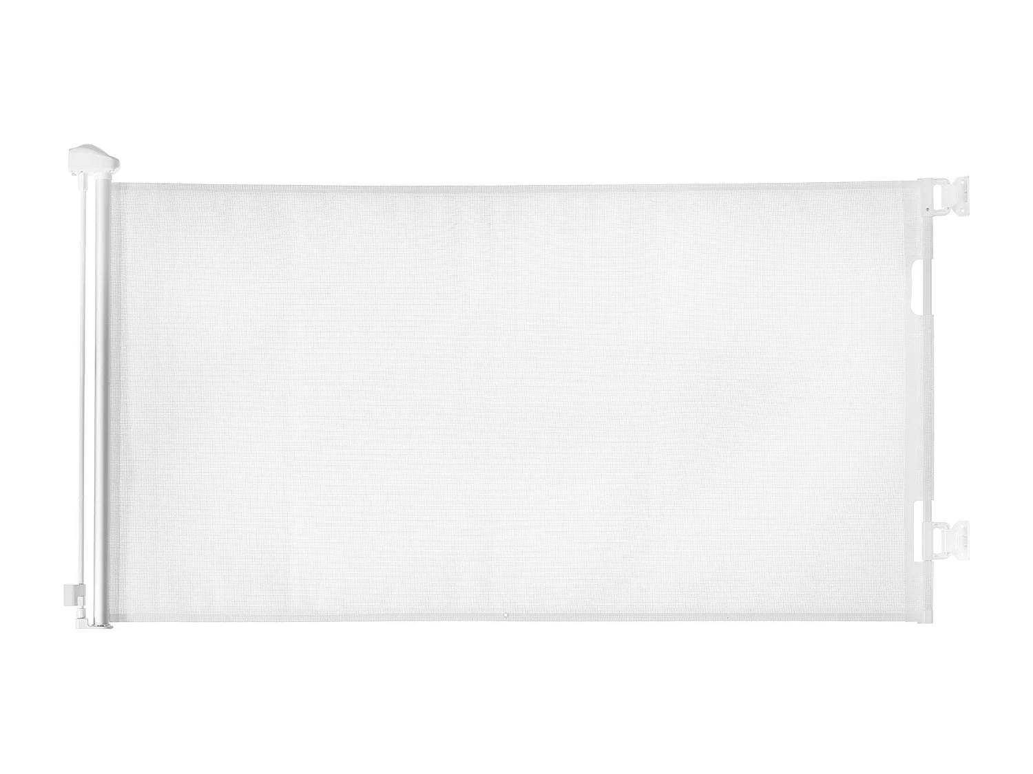 Barrière de Sécurité SucceBuy Extensible, Clôture en Maille 185 cm de Large et 79,5 cm de Haut, Barrière Rétractable pour Animaux de Compagnie