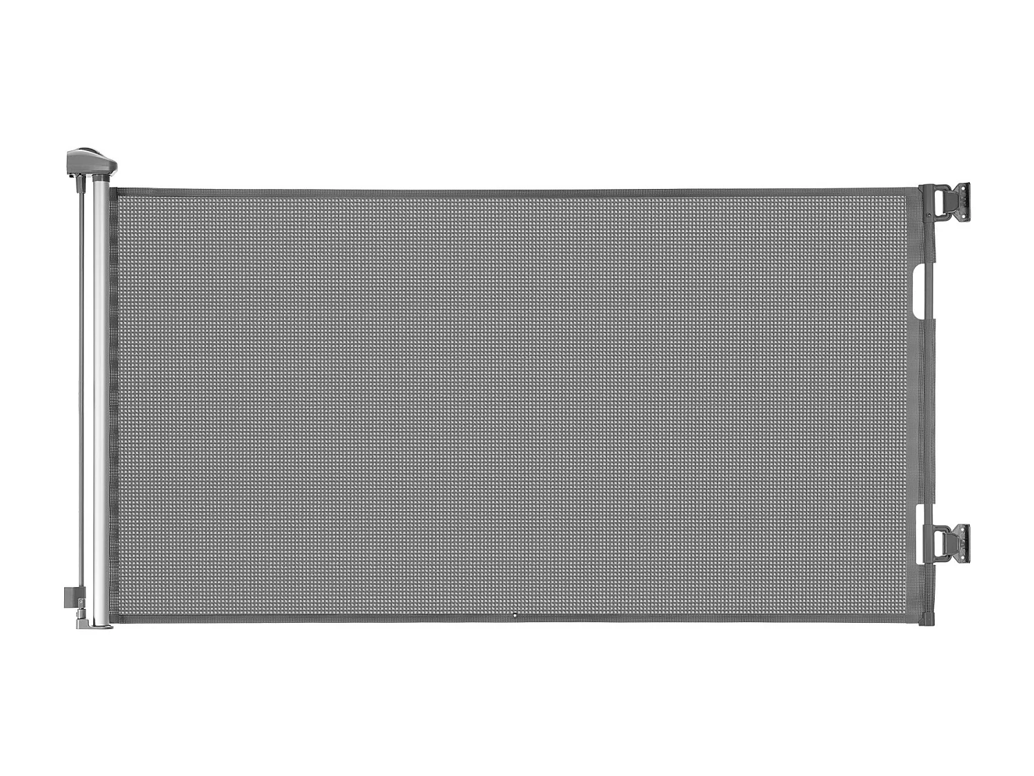 Barrera de Seguridad SucceBuy Extensible, Valla en Malla 143 cm de Ancho y 79,5 cm de Alto, Barrera Retráctil para Animales de Compañía