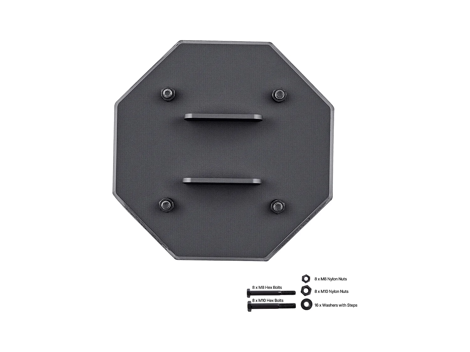 Patin de Nivellement SucceBuy pour Camping-car 4PCs, Patin pour Vérin Stabilisateur de Caravane Charge 2,3 T Chacun, en Caoutchouc, Idéal pour Voyage