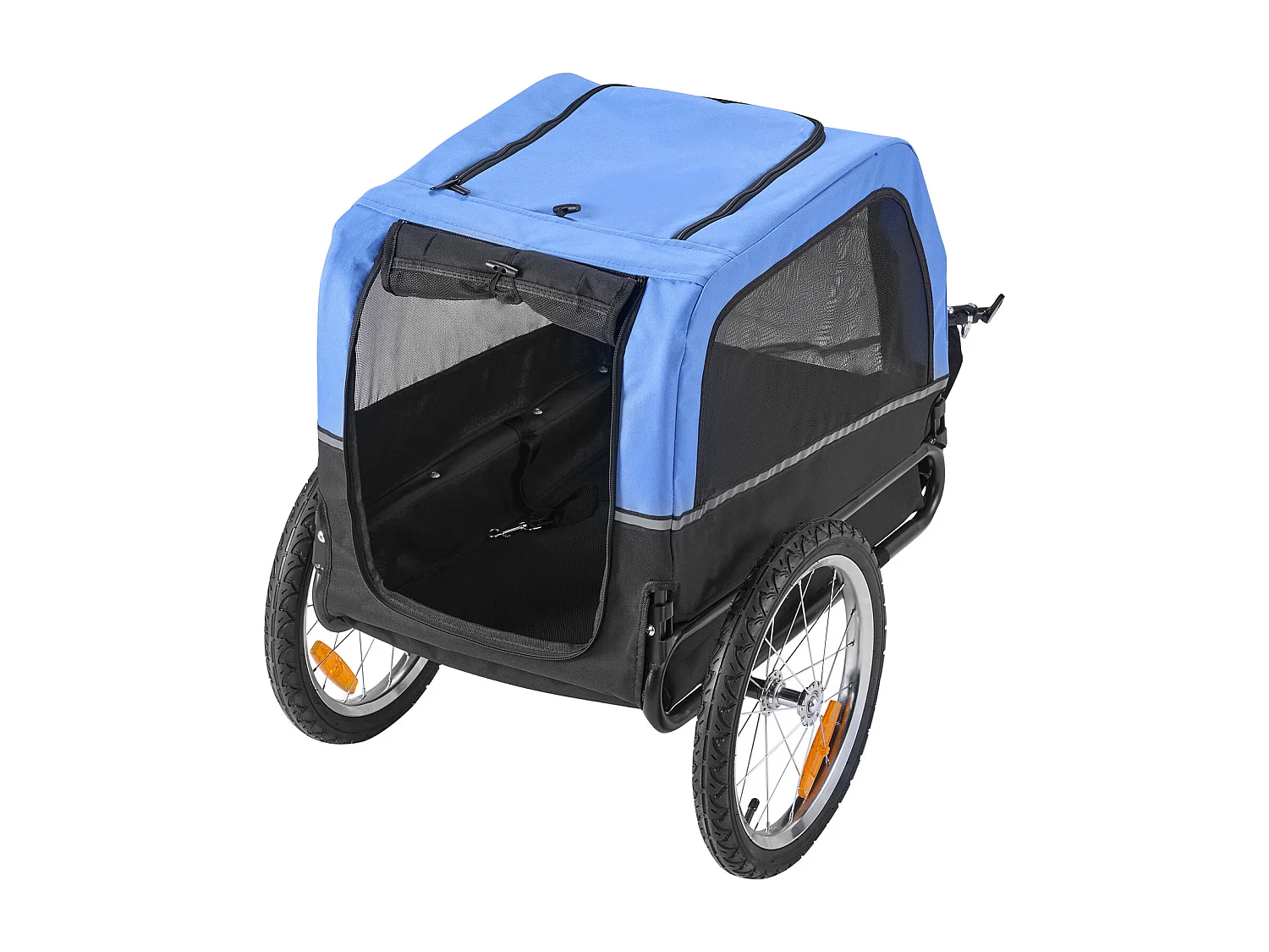 Reboque bicicleta SucceBuy para Cão, Carga 30 kg, Porta Animais de Estimação de Bicicletas, Quadro Dobrável Fácil com Roda a Liberação Rápida, Refletor