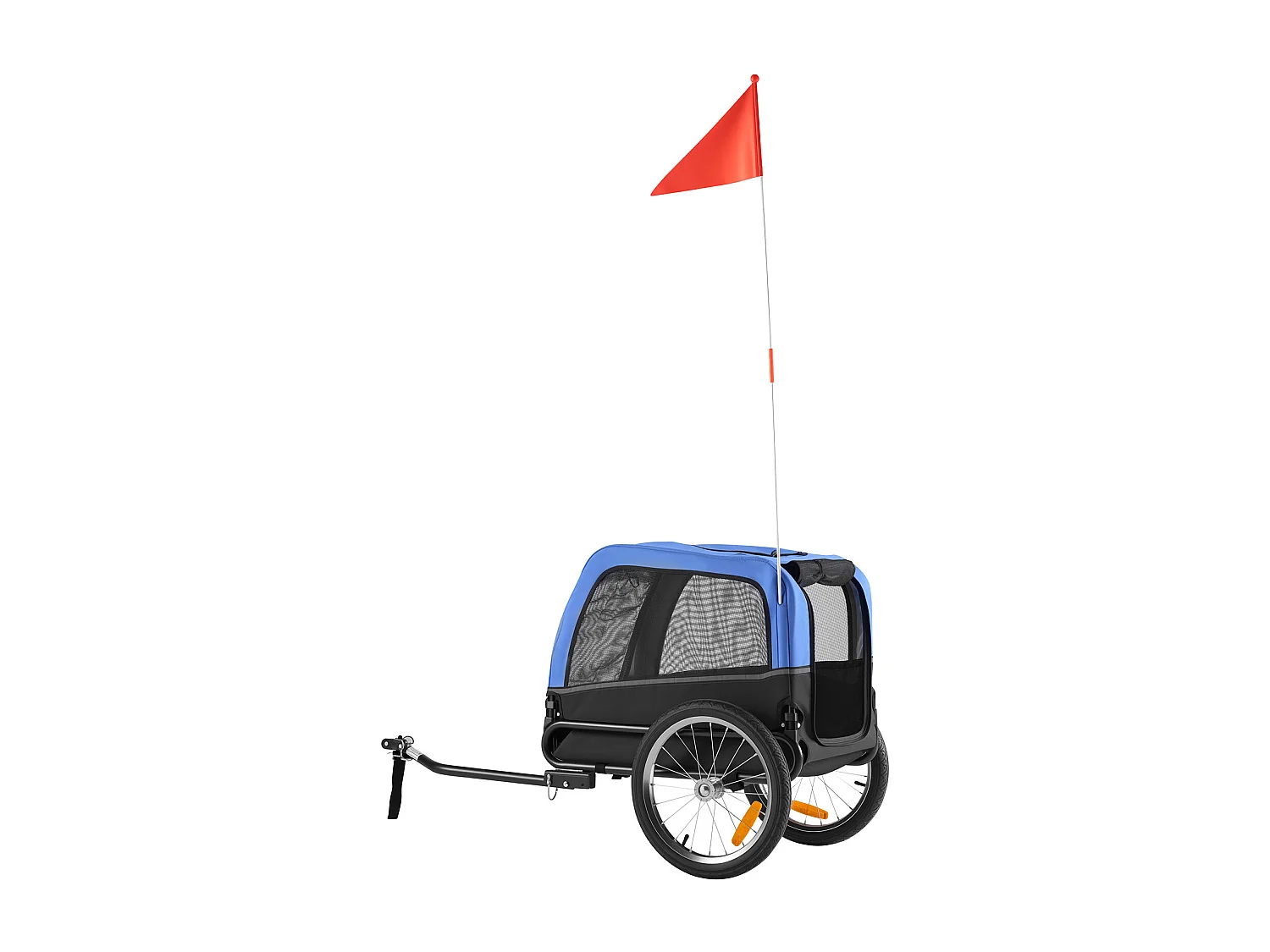 Reboque bicicleta SucceBuy para Cão, Carga 30 kg, Porta Animais de Estimação de Bicicletas, Quadro Dobrável Fácil com Roda a Liberação Rápida, Refletor