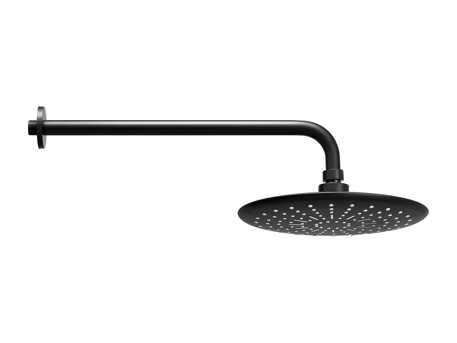 Colonne de Douche SucceBuy Kit de Douche, Système de Douche avec Pommeau de Tête Rond de 229 mm, Douchette à Main et Kit de Garniture, Finition Noir Mat