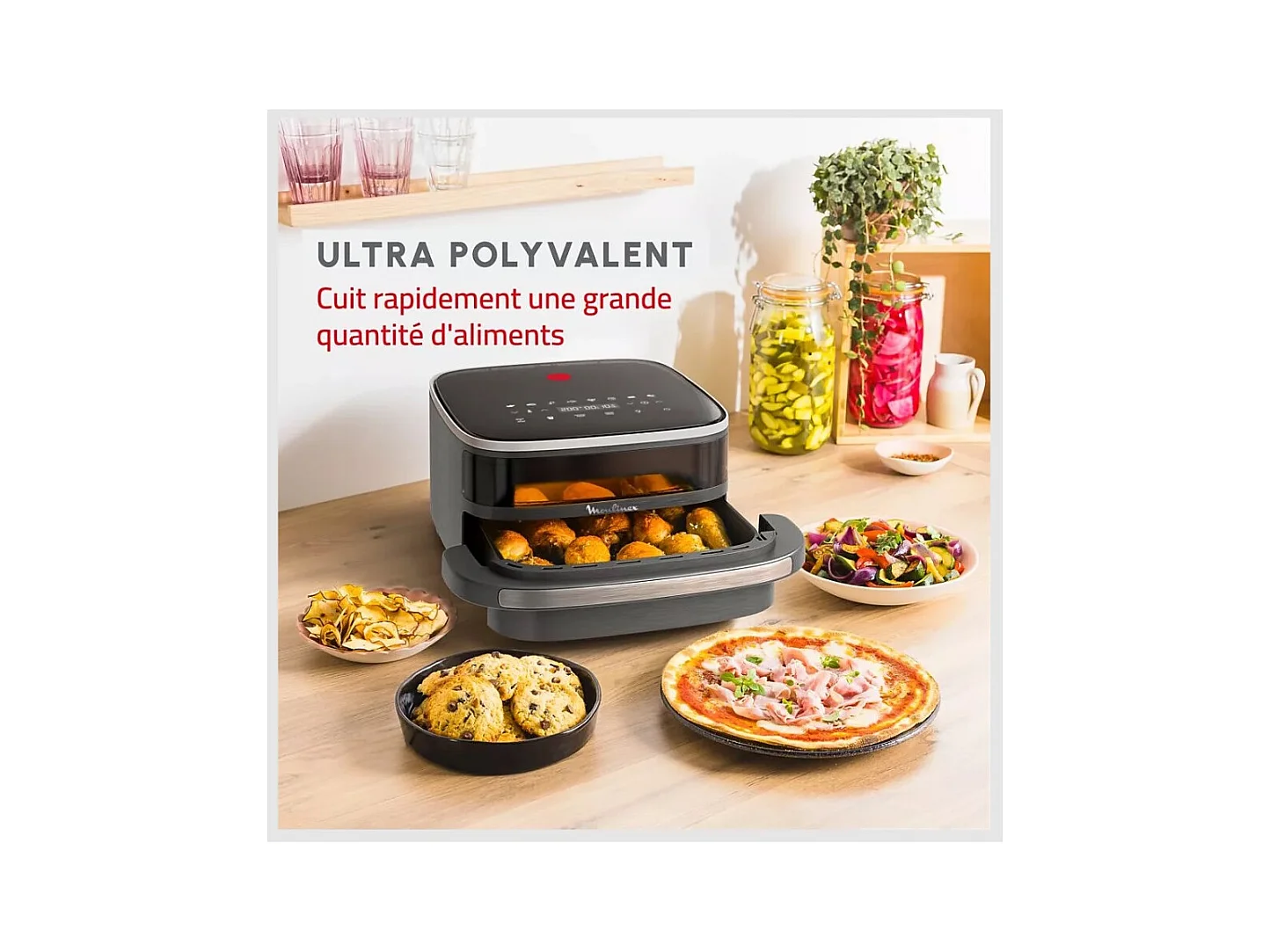 Moulinex Friteuse sans huile 4l 2200w - AL402HF0