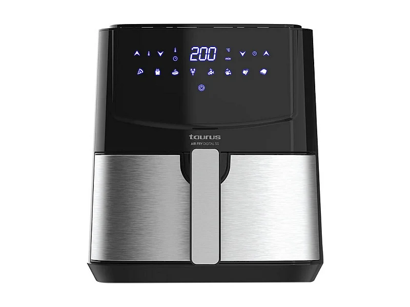 Taurus Friteuse sans huile 1.2kg 1450w noir/inox - airfrydigital-5s