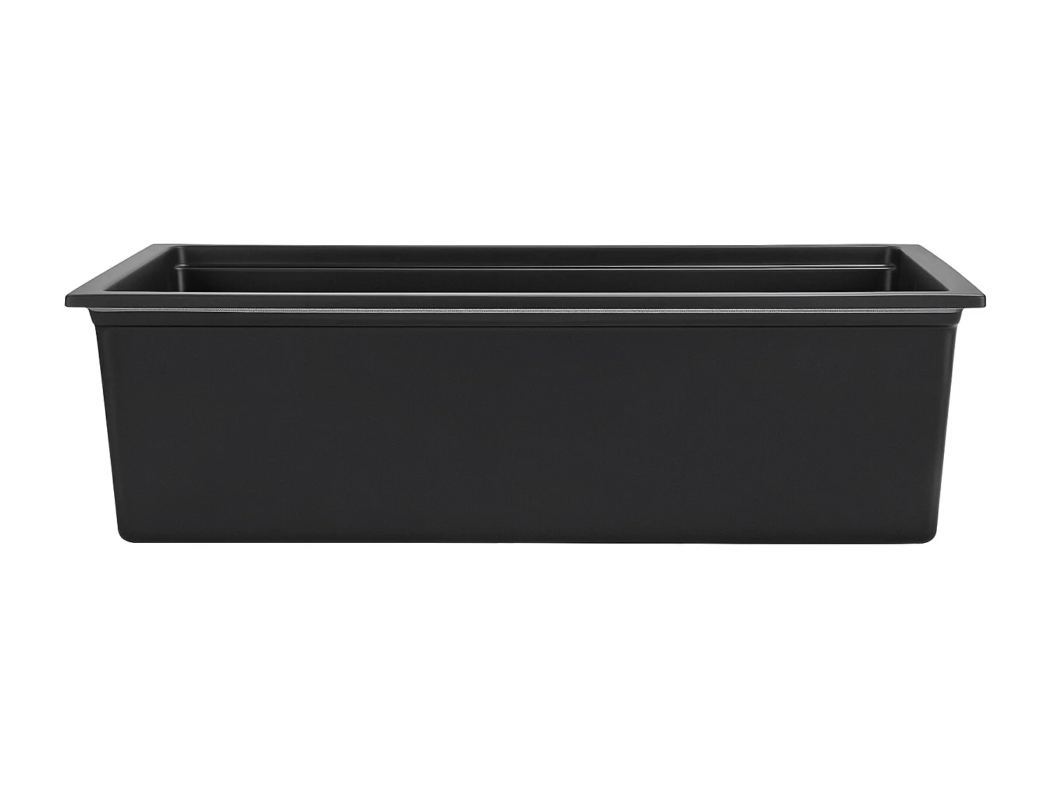 Évier de Cuisine SucceBuy Moderne en Granit de 76,2 cm, Évier sous Plan à Large Cuve Simple, Bac à Laver avec Accessoires Multiples, Nettoyage Facile