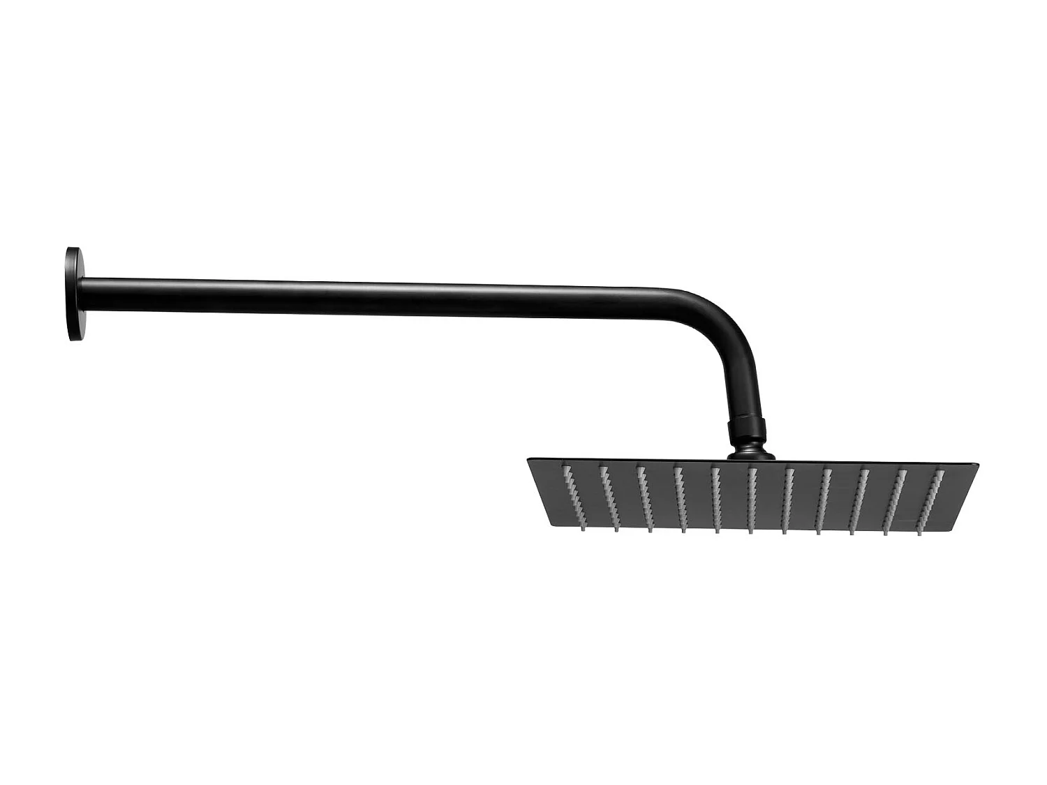 Colonne de Douche SucceBuy Ensemble de Douche avec Pommeau de Douche Carré Effet Pluie de 254 mm et Douchette à Main, Ensemble de Douche Mural avec Robinet