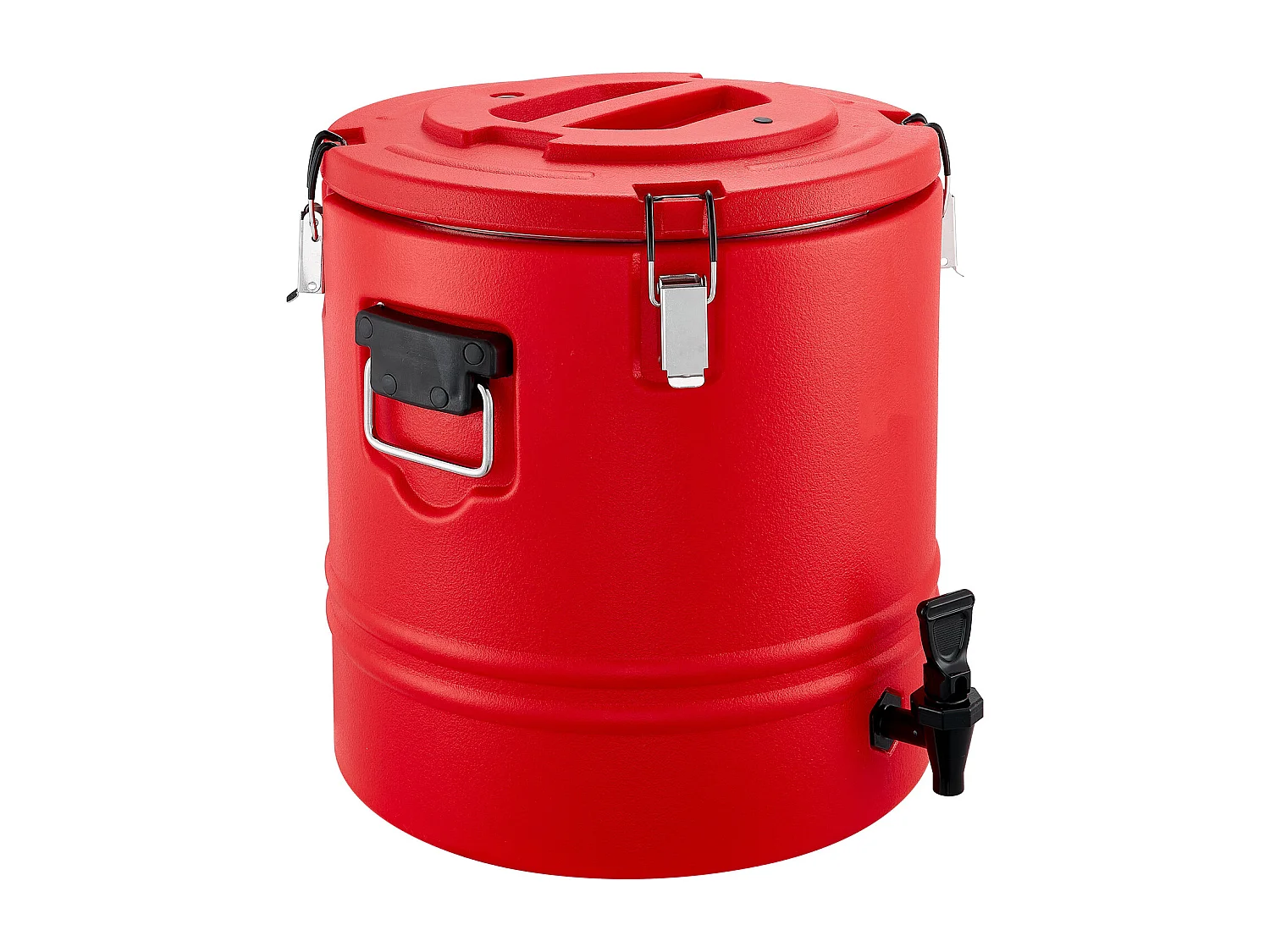 Distributeur de Boissons SucceBuy Isotherme 30 L, Fontaine à Eau Chaude et Froide Non Électrique avec Robinet, Conteneur Isotherme de Qualité Alimentaire