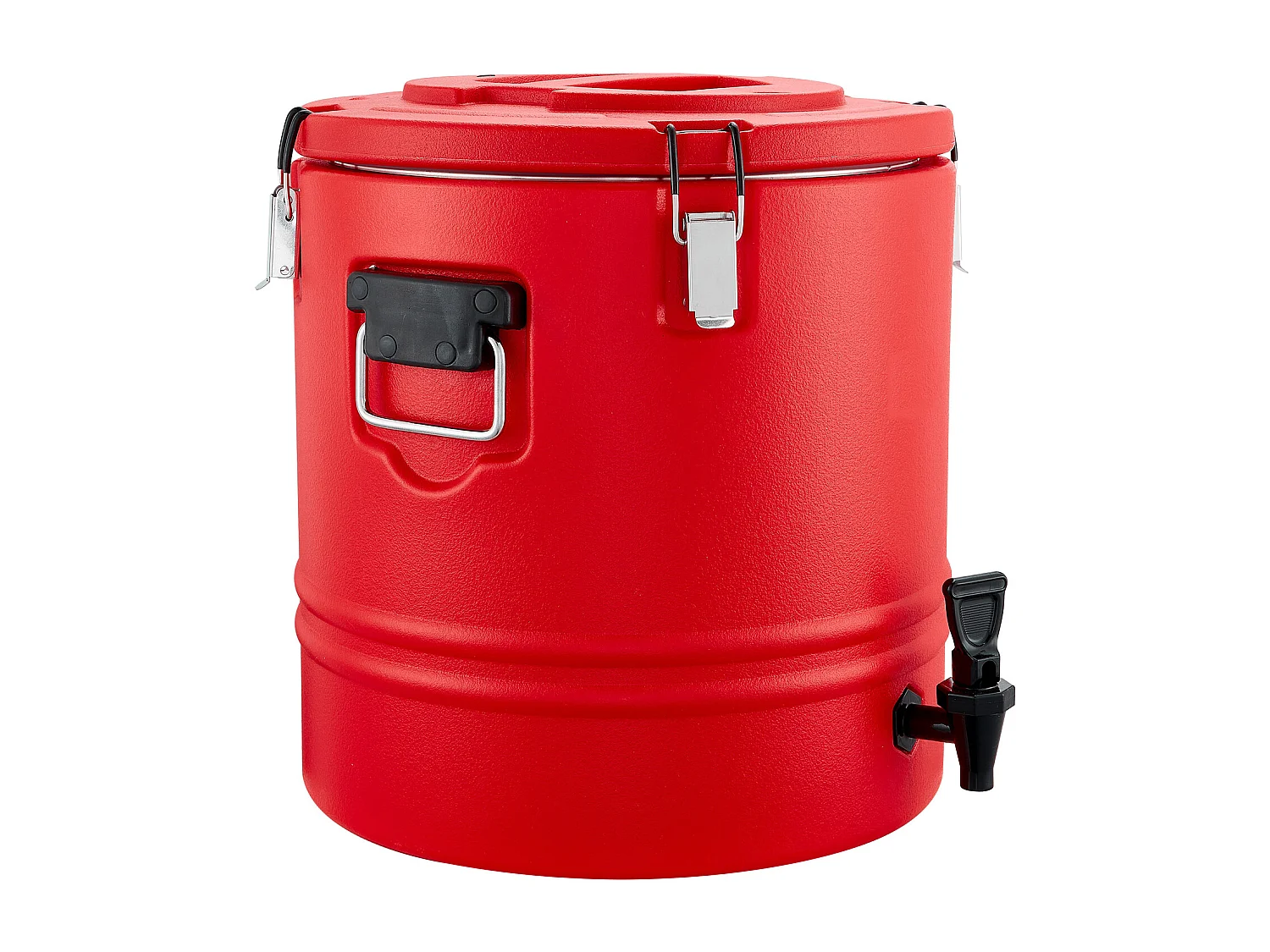 Distributeur de Boissons SucceBuy Isotherme 30 L, Fontaine à Eau Chaude et Froide Non Électrique avec Robinet, Conteneur Isotherme de Qualité Alimentaire