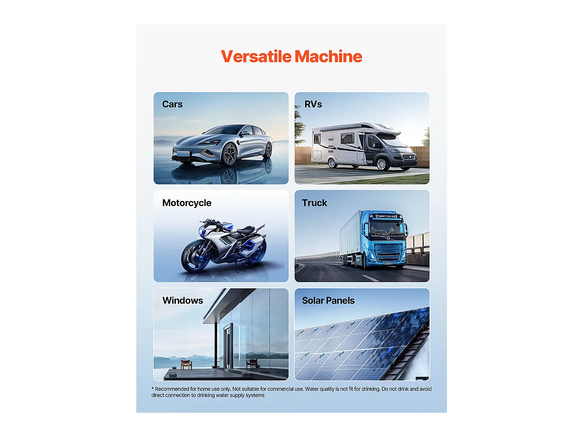 Water Ontmineralisator SucceBuy voor Vlekvrije Auto wassen, Gedemineraliseerd Water Systeem met Ingebouwde TDS Meter, Vlekwerend Filter, voor Voertuigen