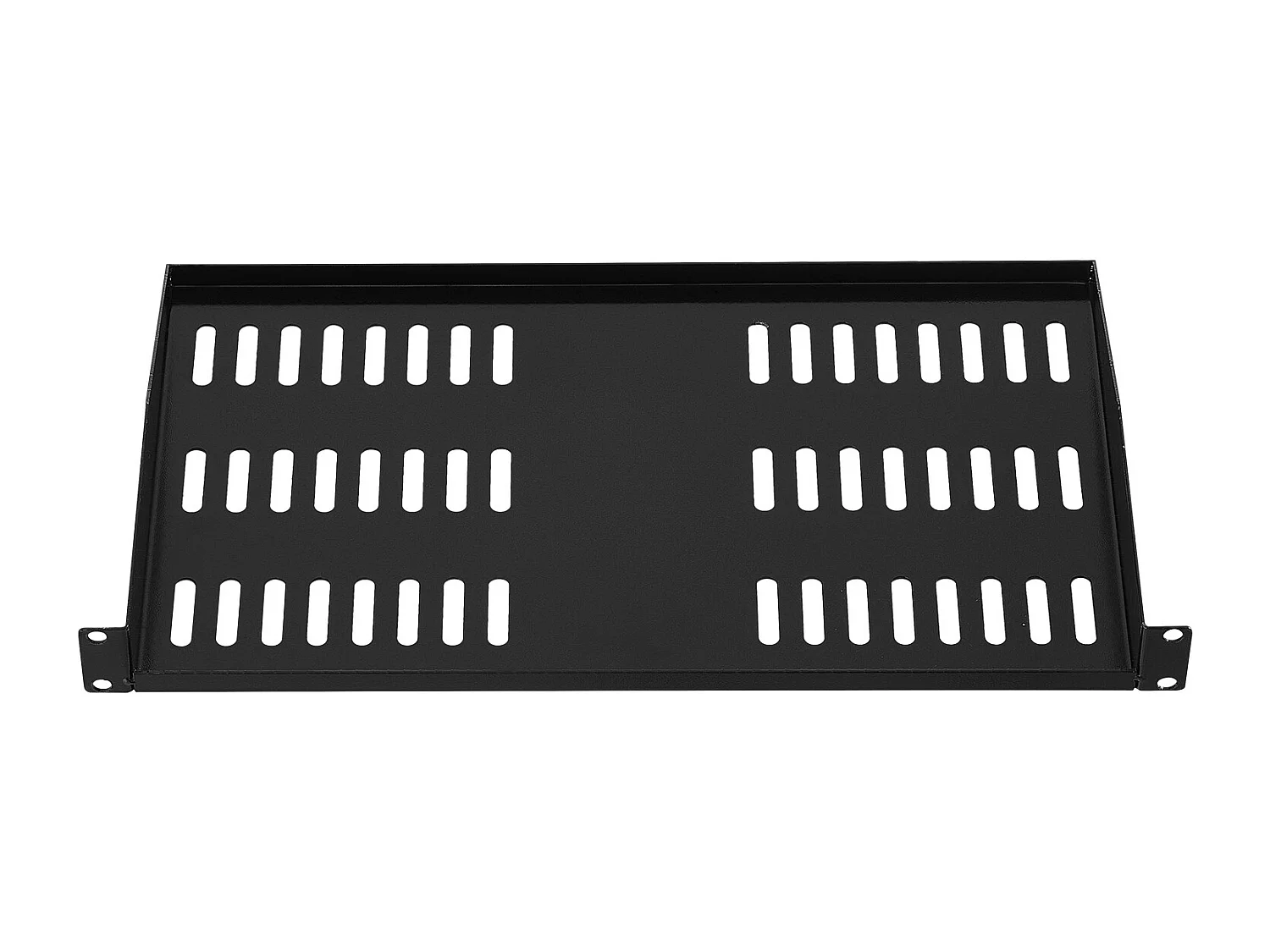 Étagère Rack Serveur Réseau 1U SucceBuy, Lot de 4, Profondeur 25,4 cm, Charge 22,68 kg, Montage Rack ou Mural, avec Plateau Ventilé, Bonne Circulation Air