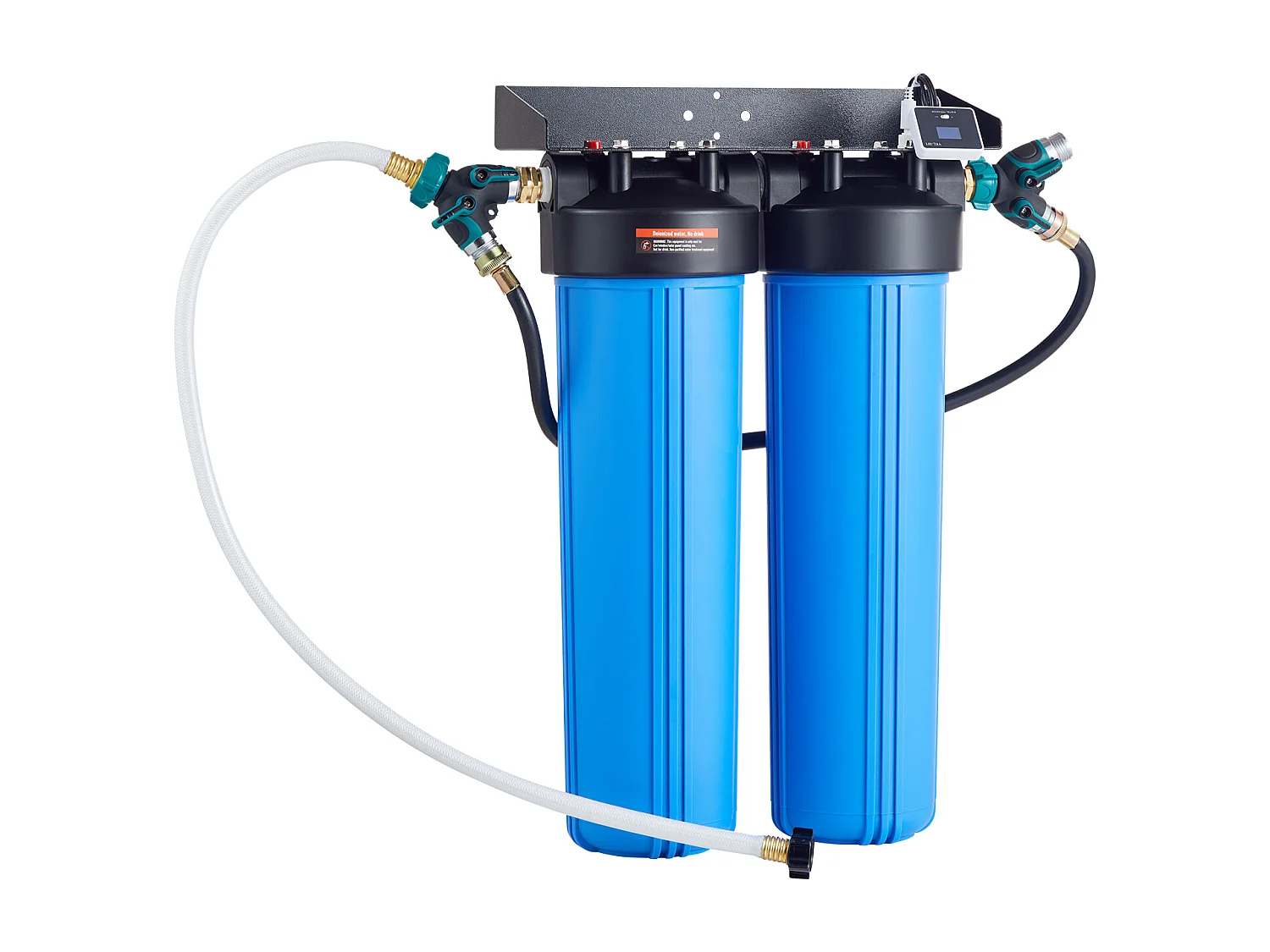 Déminéralisateur SucceBuy pour Lavage de Voiture sans Tache, Système d'Eau Déionisée avec Compteur TDS Intégré, Filtre Anti-taches avec Double Mode de Sortie