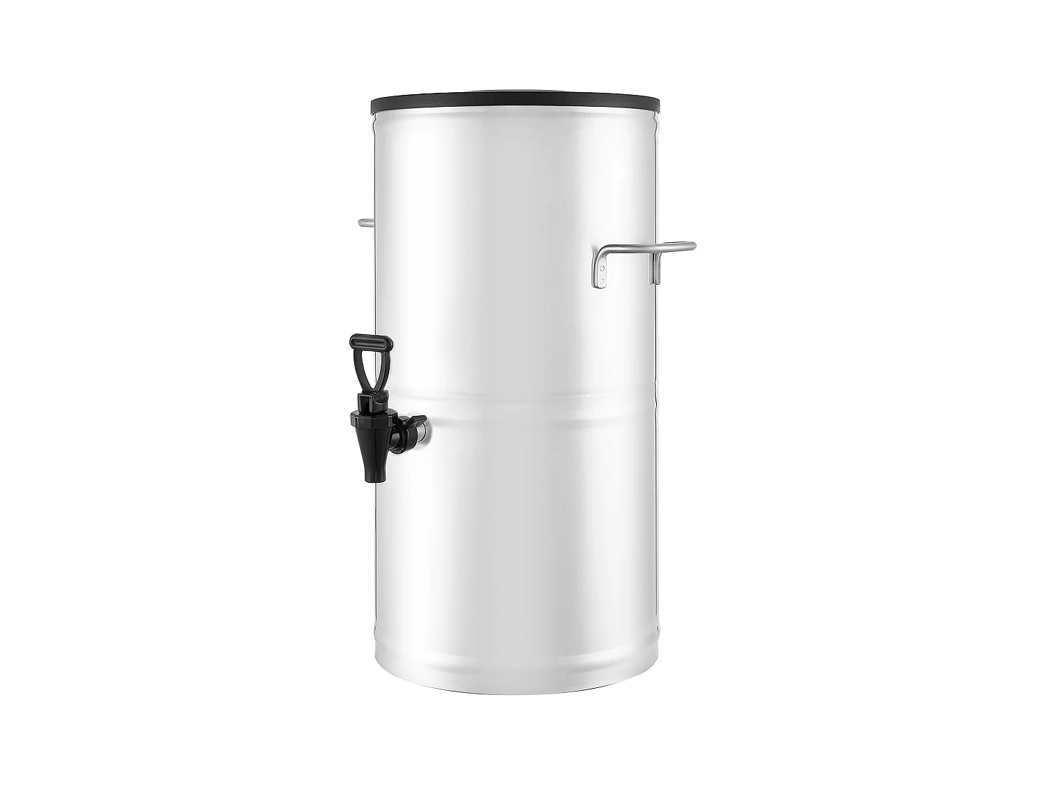 Getränkespender SucceBuy 15 L, Nicht-Elektrischer Warm- und Kaltwasserbrunnen mit Hahn und Griff, Behälter aus Edelstahl