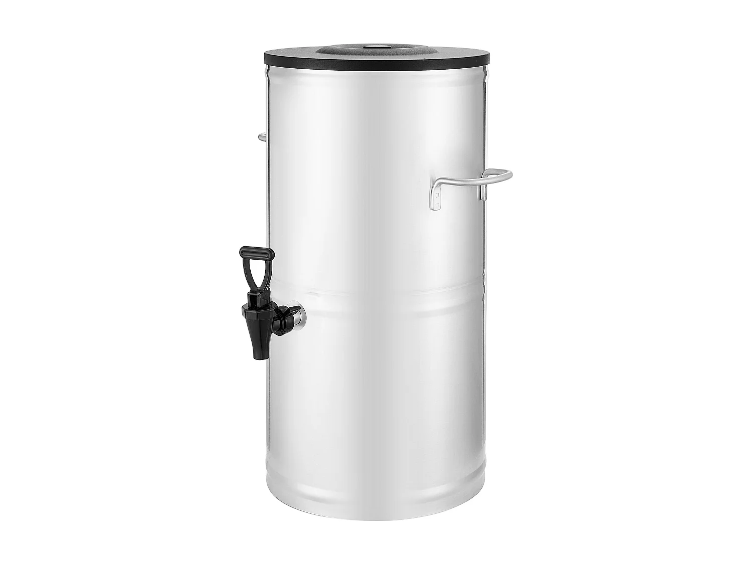 Distributeur de Boissons SucceBuy de 15 L, Fontaine à Eau Chaude et Froide Non Électrique avec Robinet et Poignée, Conteneur en Acier Inoxydable