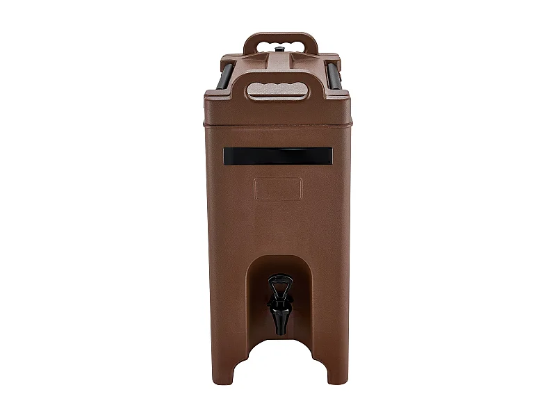 Distributeur de Boissons SucceBuy Isotherme 19 L, Fontaine à Eau Chaude et Froide Non Électrique avec Robinet et Poignée, Conteneur Isotherme