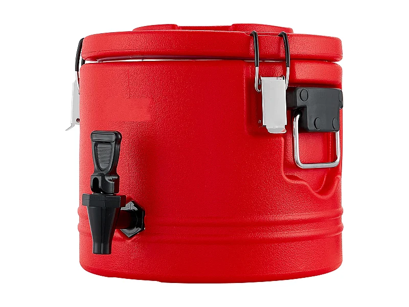 Distributeur de Boissons SucceBuy Isotherme 8 L, Fontaine à Eau Chaude et Froide Non Électrique avec Robinet, Conteneur Isotherme de Qualité Alimentaire