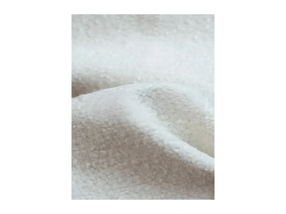 Bohoo Mini canapé d'angle avec fonction couchage, tissu Raven, écru, gauche